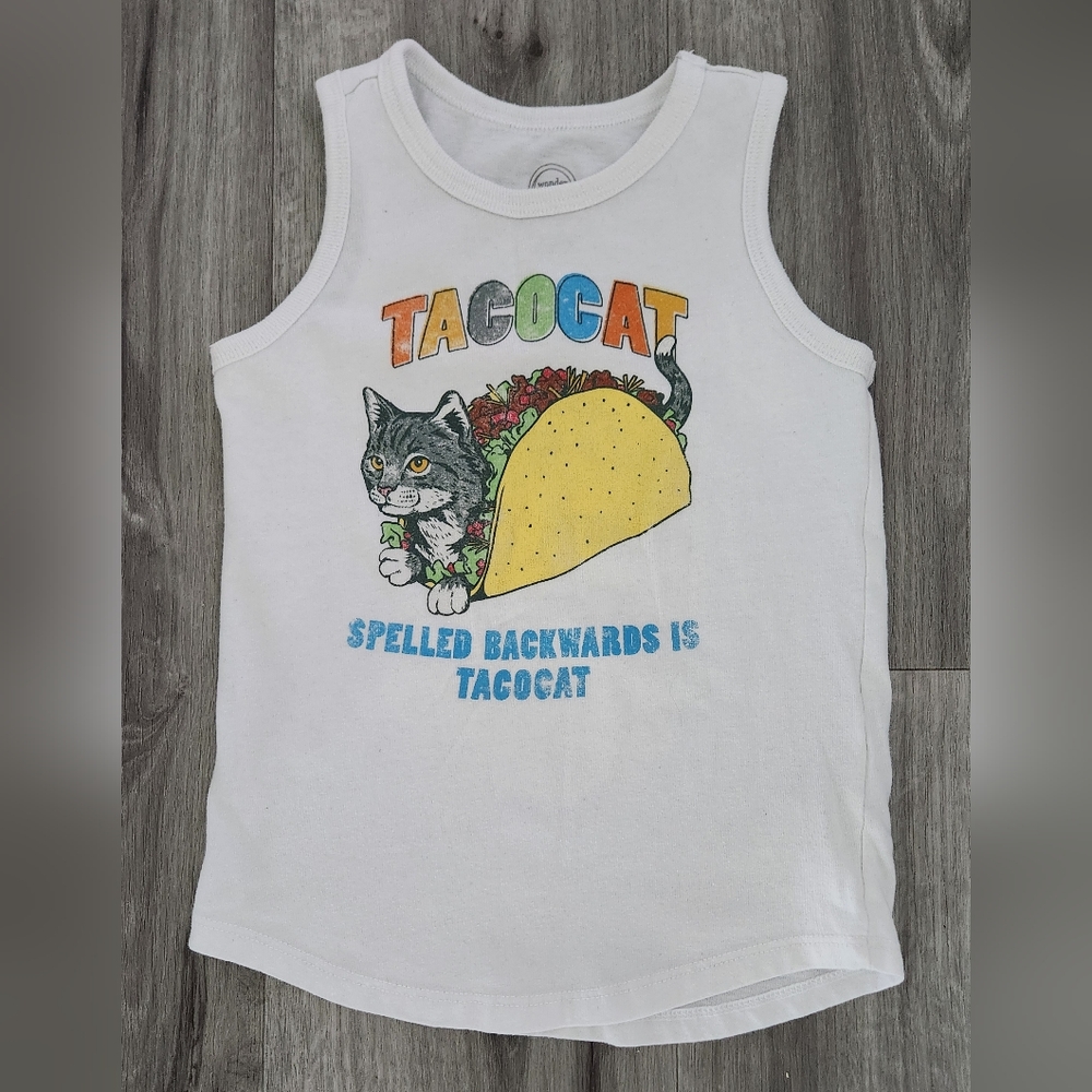 Taco Cat Novelty Sleeveless Top